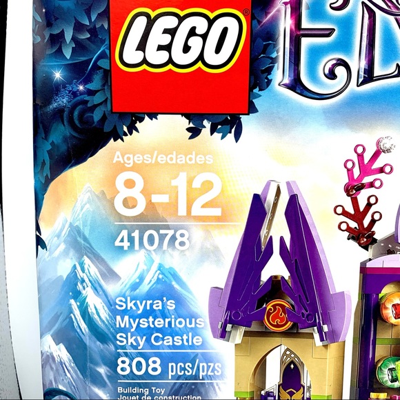 New in Box Lego Elves Skyra’s Mysterious Sky Castle Set 41078 808 PCS - Picture 2 of 5